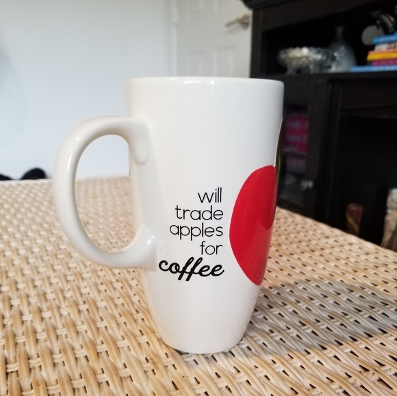 🍎☕Adorable Mud Pie Apple Teacher 24oz. Travel Coffee Mug - Picture 2 of 13